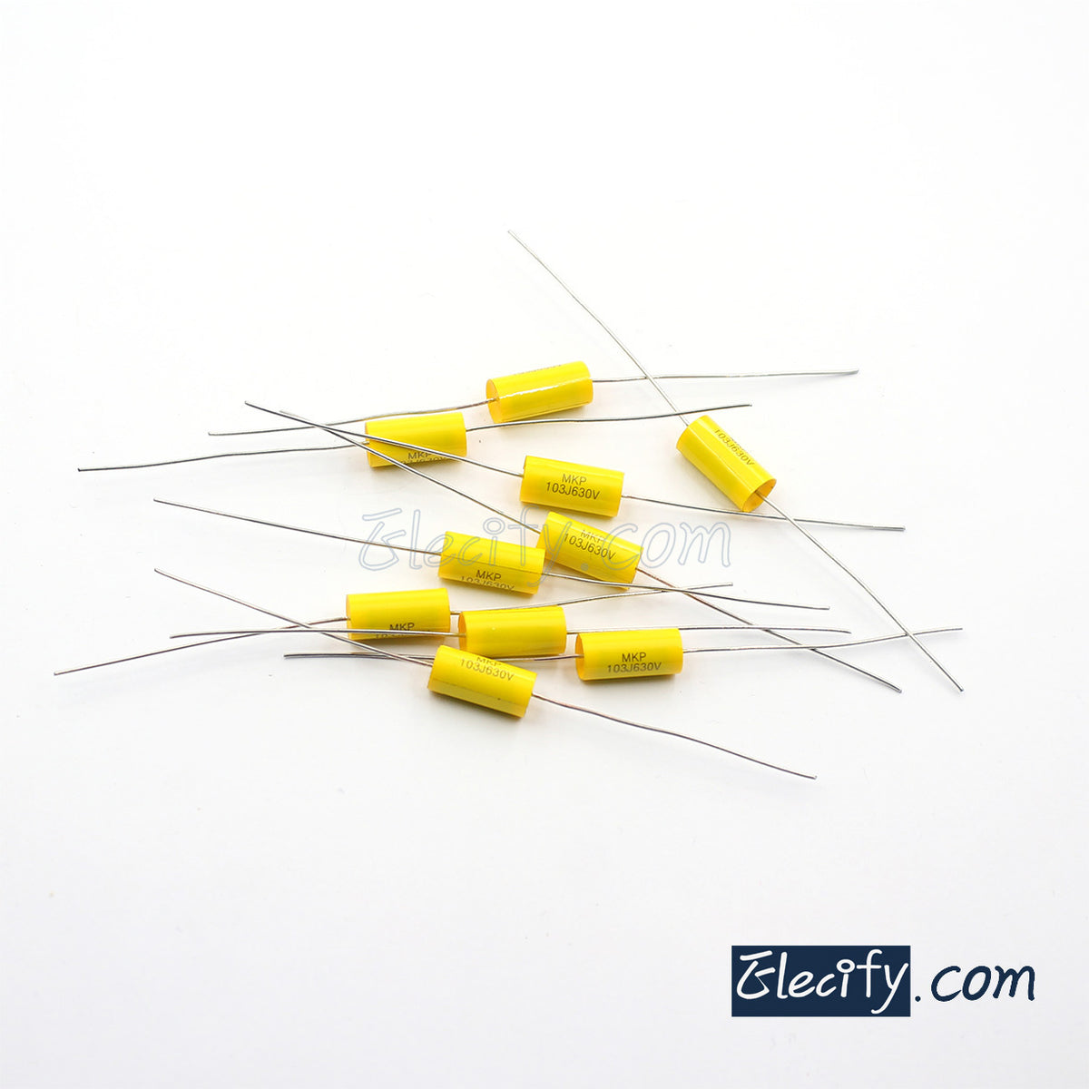 NEW STOCK* 20 X PURE BLACK 0.10uF / 630 VOLT POLYCARBONATE AXIAL - Foto 5