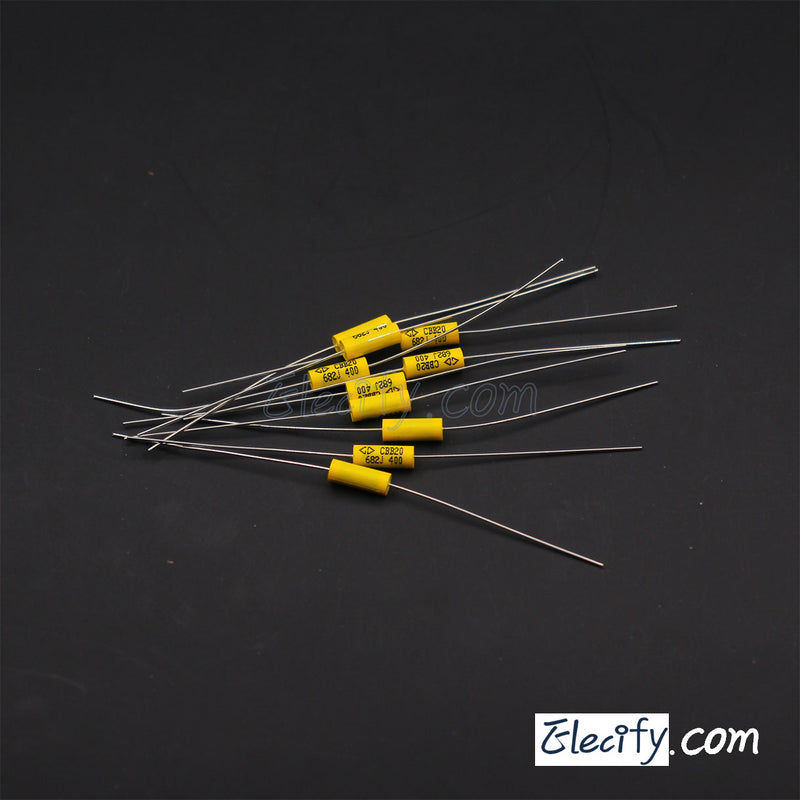 400V 682 Audio Polypropylene Axial Capacitor 0.0068uf 6.8nf 6800pf
