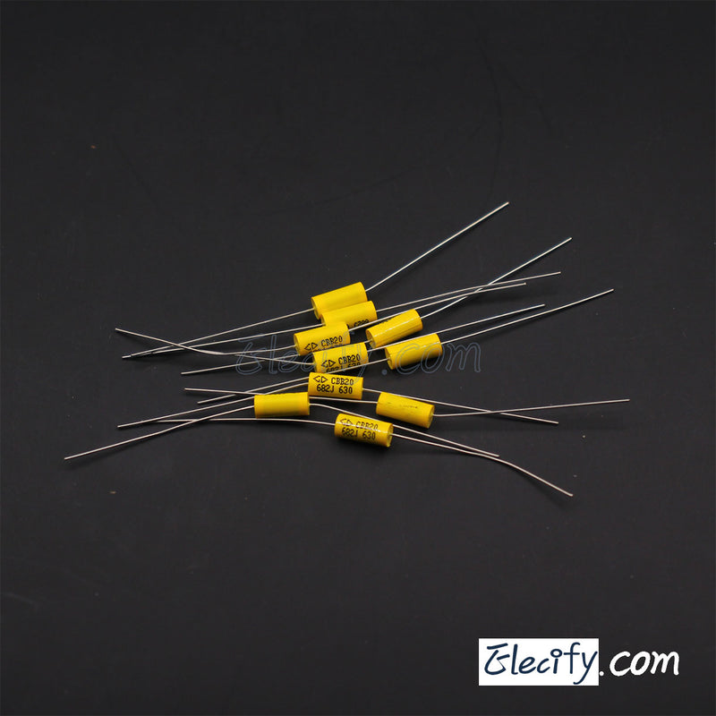 630V 682 Audio Axial Capacitor 0.0068UF 6800pF 6.8nf