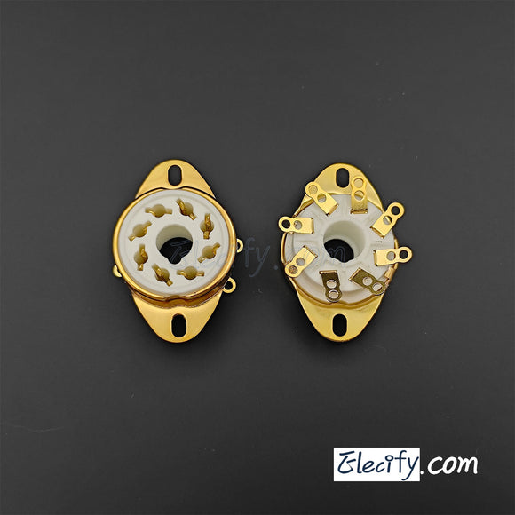 8Pin Octal socket for KT88  EL34 6V6, vacuum tube socket