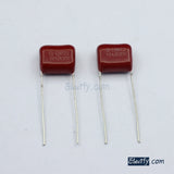 2Pcs CBB 630V 104J Polypropylene Film Capacitor 0.1UF 100NF 11.5mm 9.5mm 5.5mm Lead Pitch 10mm