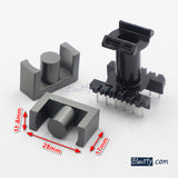 2set EC28 PC40 Ferrite Cores and bobbin 28mm