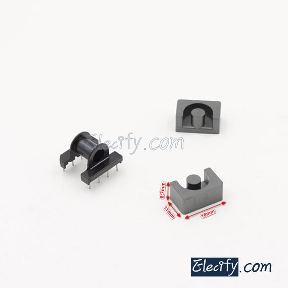 1set EP17 4+4pins Ferrite Cores and bobbin, transformer core, inductor coil