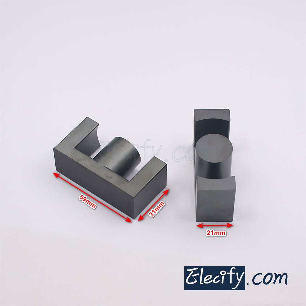 ETD59 13+13pins PC40 Ferrite Cores and bobbin, transformer