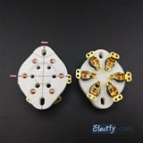 6Pin vacuum tube socket for 2A5 6C6 6D6 VT57 VT58