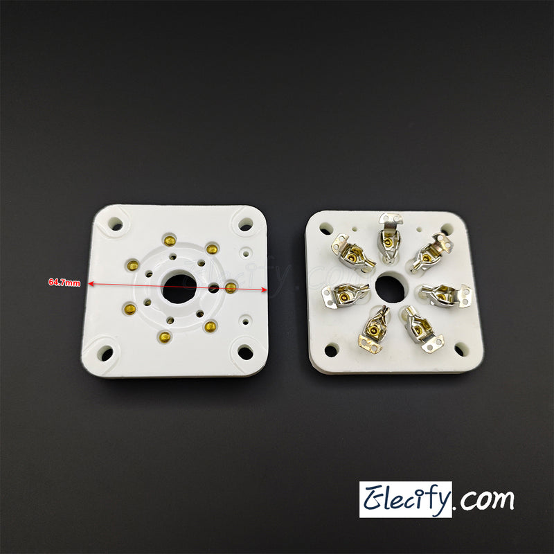7Pin vacuum tube socket for FU29 FU19