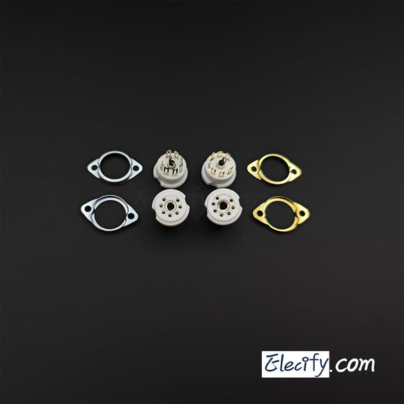 7Pin vacuum tube socket for 6J5 6H2 6X4, miniature socket