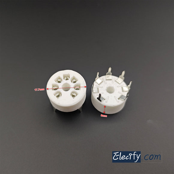 7Pin Miniature button socket / E7-1 for 6J1 1A2 6X4