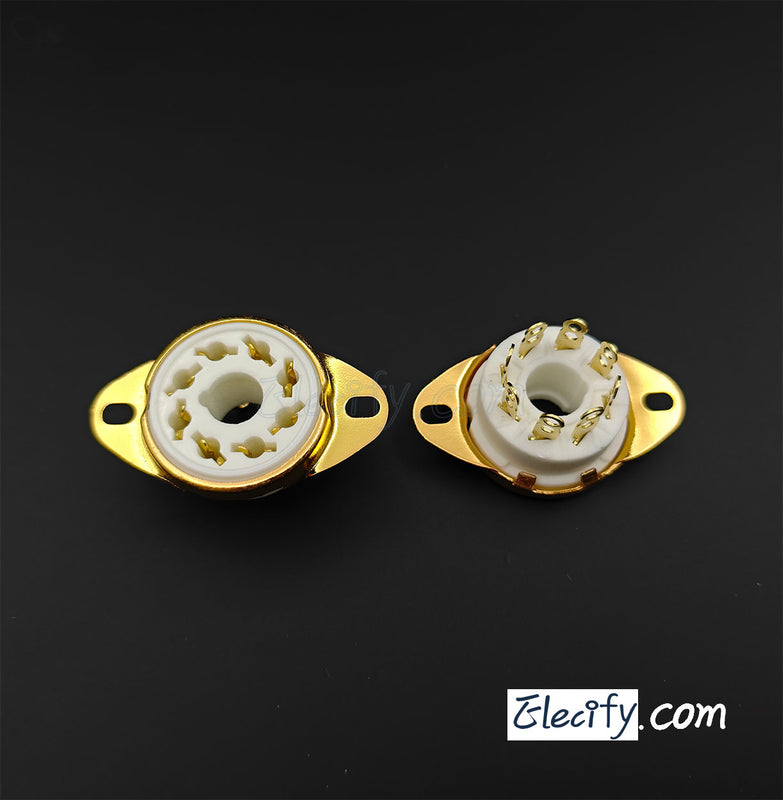 8Pin vacuum tube socket for KT88 EL34 6550 6SN7