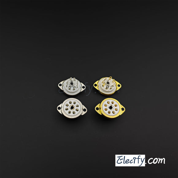 8Pin Rimlock vacuum tube socket for EF41 EL41 ECC40
