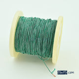 1m 0.05mm x 360 strands litz wire, 360/44 green and white