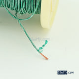 1m 0.05mm x 360 strands litz wire, 360/44 green and white