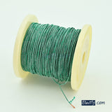 1m 0.05mm x 360 strands litz wire, 360/44 green and white