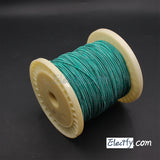 1m 0.05mm x 360 strands litz wire, 360/44 green and white