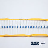 100pcs 1/4W Resistor 1.1Ω - 10Ω, Metal Film, 1% tolerance, 0.25W 1/4 watt 1.1 ohm - 10 ohm
