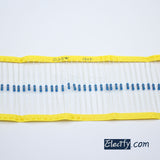 100pcs 1/4W Resistor 110KΩ - 1MΩ, Metal Film, 1% tolerance, 0.25W 1/4 watt 110K ohm - 1M ohm