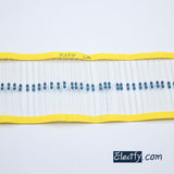 100pcs 1/4W Resistor 1.2MΩ - 10MΩ, Metal Film, 1% tolerance, 0.25W 1/4 watt 1.2M ohm - 10M ohm