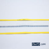 100pcs 1/4W Resistor 11Ω - 100Ω, Metal Film, 1% tolerance, 0.25W 1/4 watt 11 ohm - 100 ohm