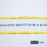 100pcs 1/4W Resistor 1.2MΩ - 10MΩ, Metal Film, 1% tolerance, 0.25W 1/4 watt 1.2M ohm - 10M ohm