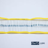 100pcs 1/4W Resistor 1.2MΩ - 10MΩ, Metal Film, 1% tolerance, 0.25W 1/4 watt 1.2M ohm - 10M ohm