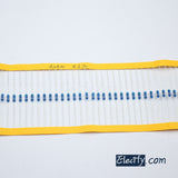 100pcs 1/4W Resistor 1.1Ω - 10Ω, Metal Film, 1% tolerance, 0.25W 1/4 watt 1.1 ohm - 10 ohm