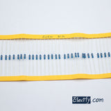 100pcs 1/4W Resistor 11Ω - 100Ω, Metal Film, 1% tolerance, 0.25W 1/4 watt 11 ohm - 100 ohm