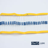 50pcs 1/2W Resistor 110Ω - 1KΩ, Metal Film, 1% tolerance, 0.5W 1/2 watt 110 ohm - 1K ohm
