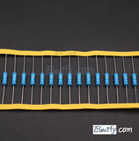 20pcs 2W Resistor 11KΩ - 100KΩ, Metal Film, 1% tolerance