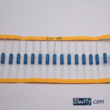 20pcs 2W Resistor 11KΩ - 100KΩ, Metal Film, 1% tolerance