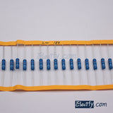 20pcs 2W Resistor 11KΩ - 100KΩ, Metal Film, 1% tolerance