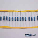 20pcs 2W Resistor 110KΩ - 1MΩ, Metal Film, 1% tolerance 2 watt 110K ohm - 1M ohm
