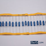 20pcs 2W Resistor 11KΩ - 100KΩ, Metal Film, 1% tolerance