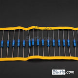 20pcs 2W Resistor 110Ω - 1KΩ, Metal Film, 1% tolerance