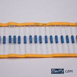 20pcs 2W Resistor 11KΩ - 100KΩ, Metal Film, 1% tolerance
