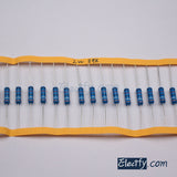 20pcs 2W Resistor 11KΩ - 100KΩ, Metal Film, 1% tolerance