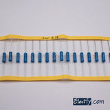 20pcs 2W Resistor 1.2KΩ - 10KΩ, Metal Film, 1% tolerance