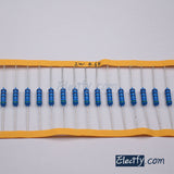 20pcs 2W Resistor 1.1KΩ - 10KΩ, Metal Film, 1% tolerance