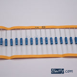 20pcs 2W Resistor 11KΩ - 100KΩ, Metal Film, 1% tolerance