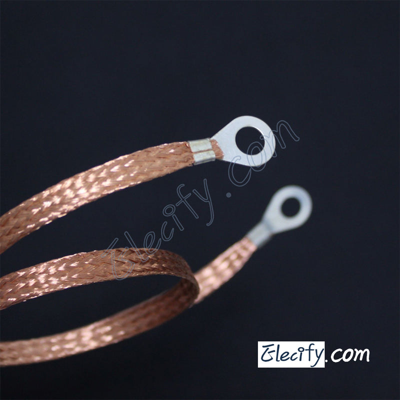 11mm Flat Copper Braid cable, battery lead, ground strap cable