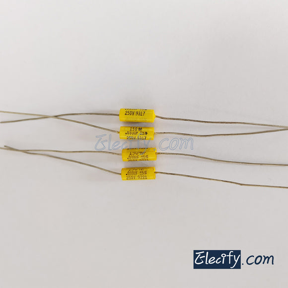 250V 333 Audio Polypropylene Axial Capacitor 0.033uf 33nf