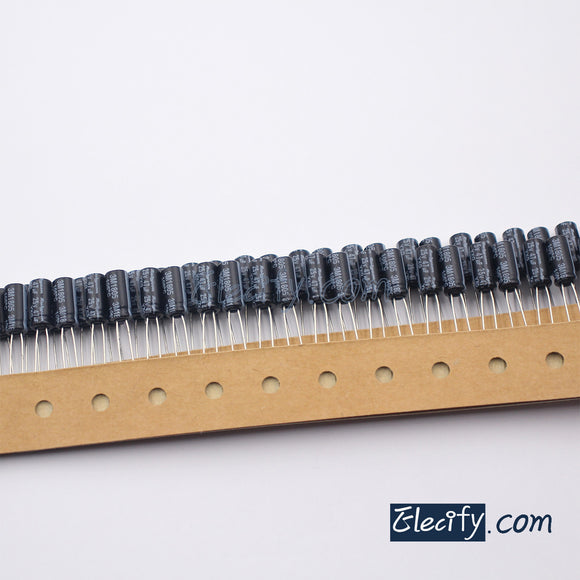25V47uF Electrolytic Capacitor 10Pcs