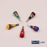 2mm banana plug, black, red, green, blue, yellow