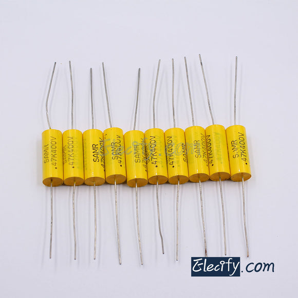 400V 474 Audio Polypropylene Axial Capacitor 0.47UF,470nf SAMR