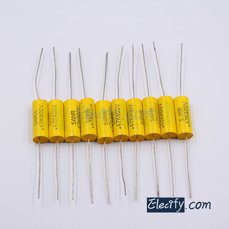 400V 474 Audio Polypropylene Axial Capacitor 0.47UF,470nf SAMR