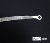 4mm Flat Tinned Copper Braid cable, battery lead, ground strap cable