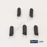 2Pcs 5.6uH ferrite rod core inductor, 5 x 20mm, 17.5 turns