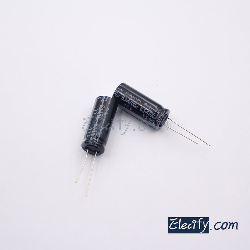 6.3V4700uF Electrolytic Capacitor Rubycon 2Pcs