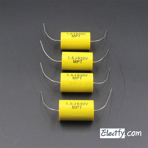 630V 155 1.5uF 155J 1.5J Audio Polypropylene Axial Capacitor