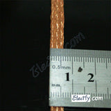 1m 3.3ft 6mm Flat Copper Braid cable,Bare copper braid wire, ground lead