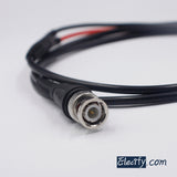 BNC to alligator clips cable, signal generator cable 50Ω